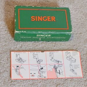 Singer Box USA & Great Britain Sewing Attachments for Machine Guides 17 Items